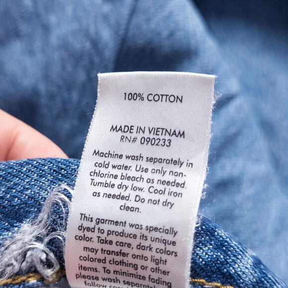 Pacsun Women’s Jeans Indie Patchwork Revival Two-Tone Colorblock Straight 24 - Picture 9 of 10